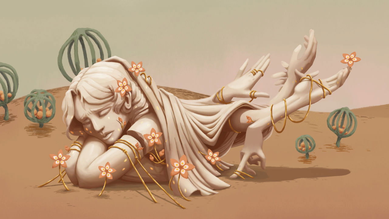 Backdrop for Restless Lovers