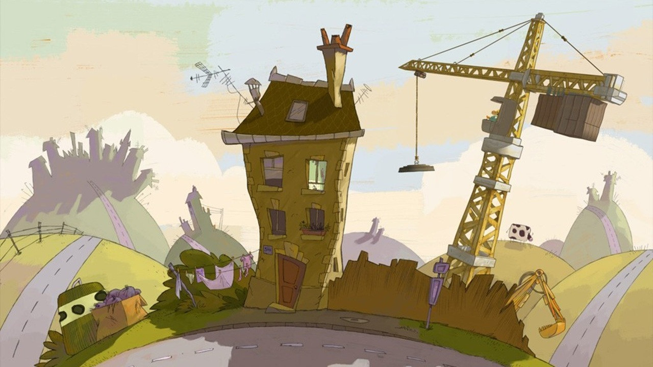 Backdrop for The Building