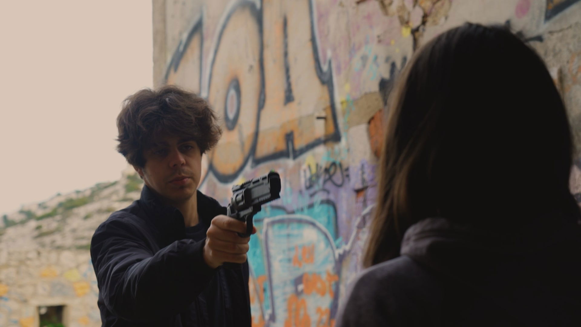 Backdrop for 13 bullets and a dead body