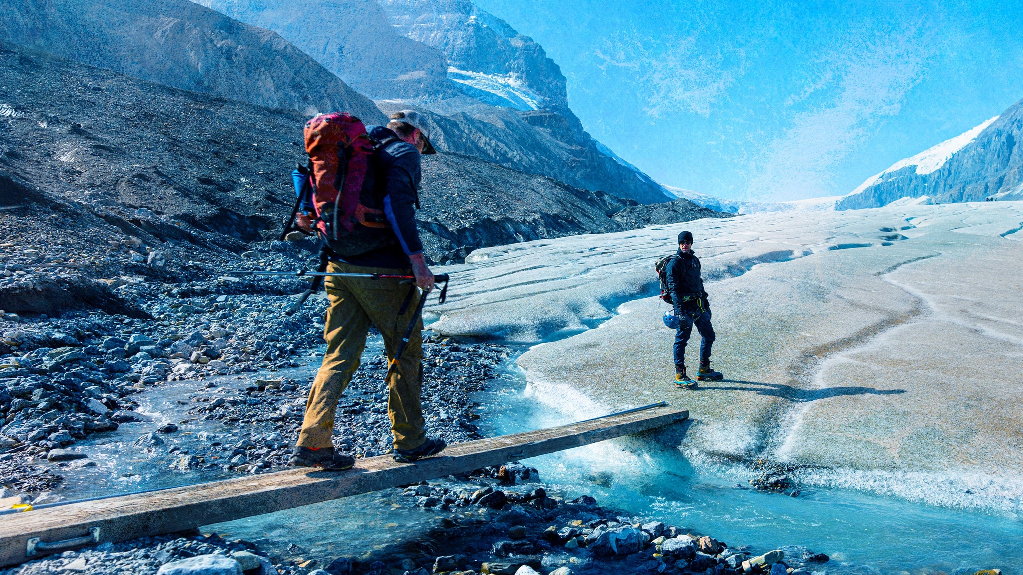 Backdrop for Fiennes: Return to the Wild