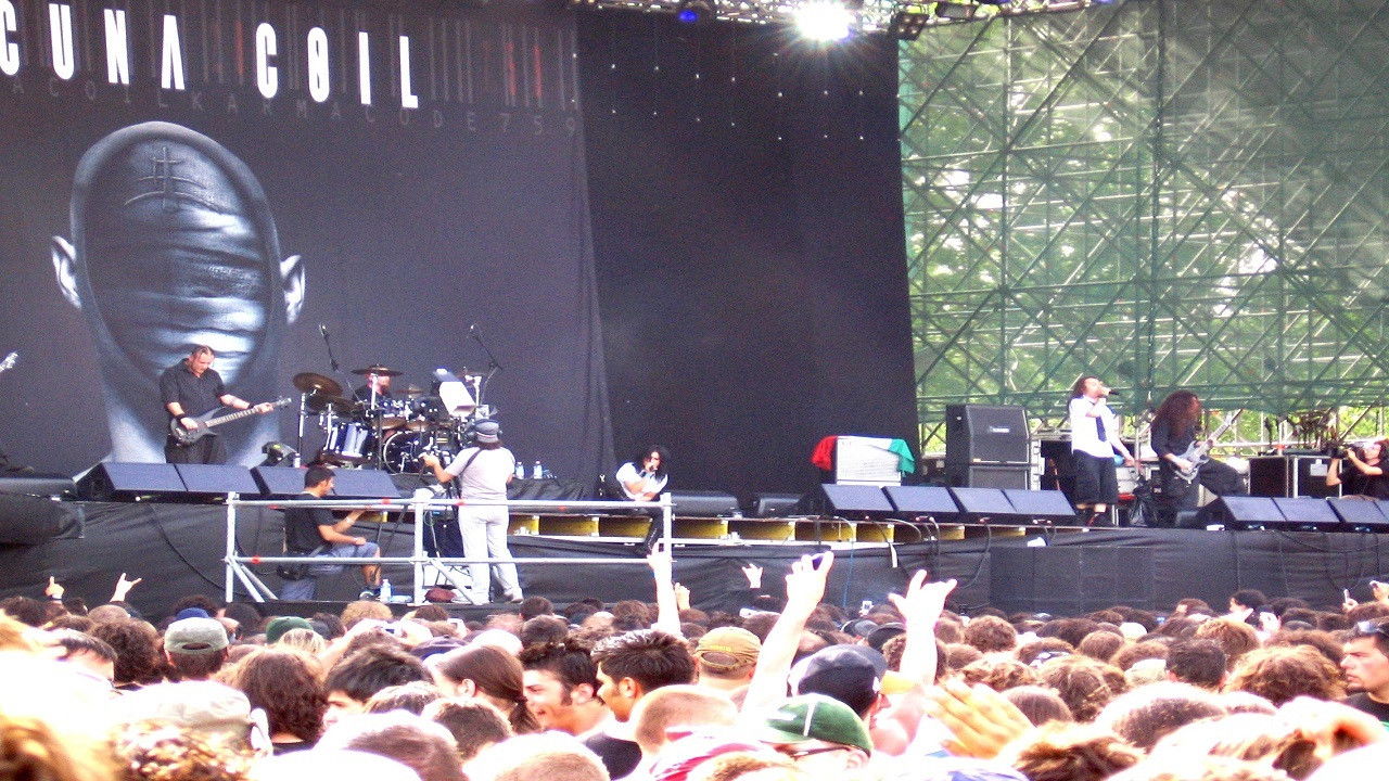 Backdrop for Lacuna Coil: Wacken 2007