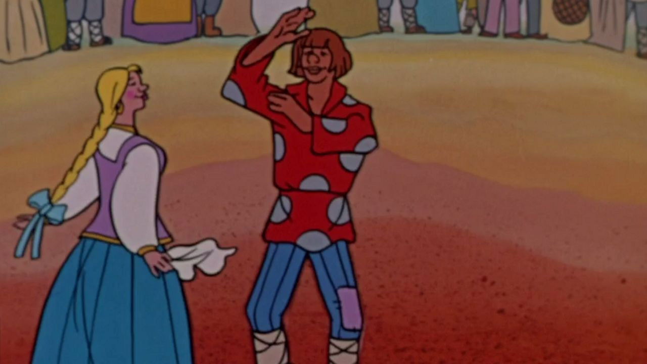 Backdrop for The Tale of the Priest and of His Workman Balda