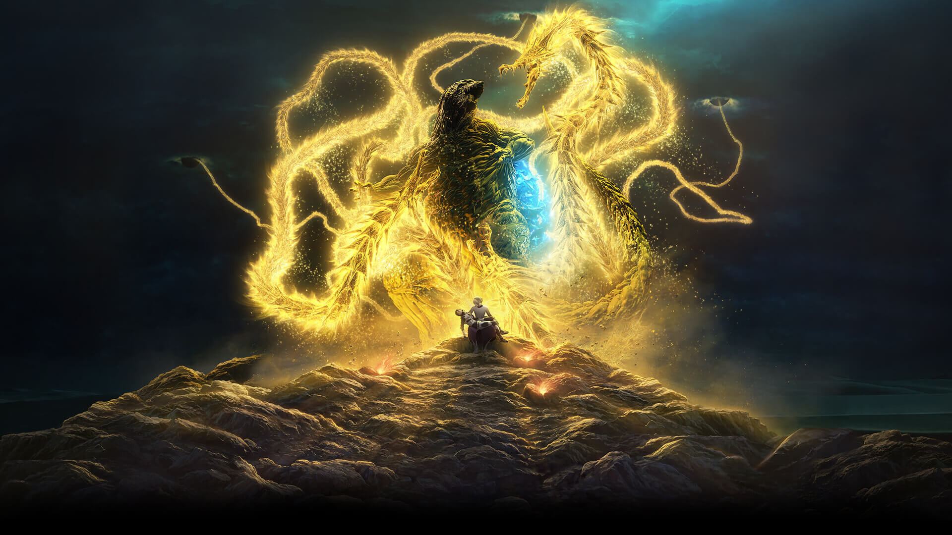 Backdrop for Godzilla: The Planet Eater