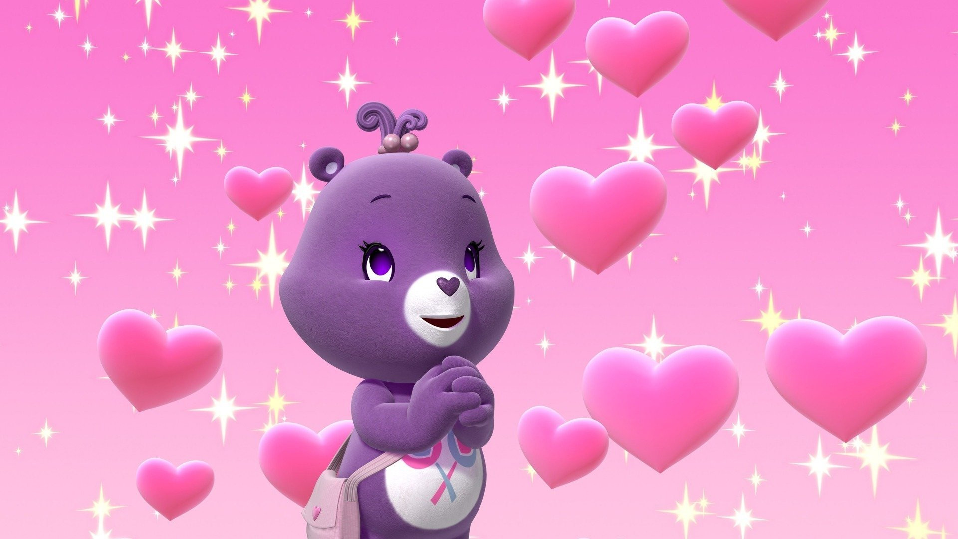 Backdrop for Care Bears: Share Bear Shines