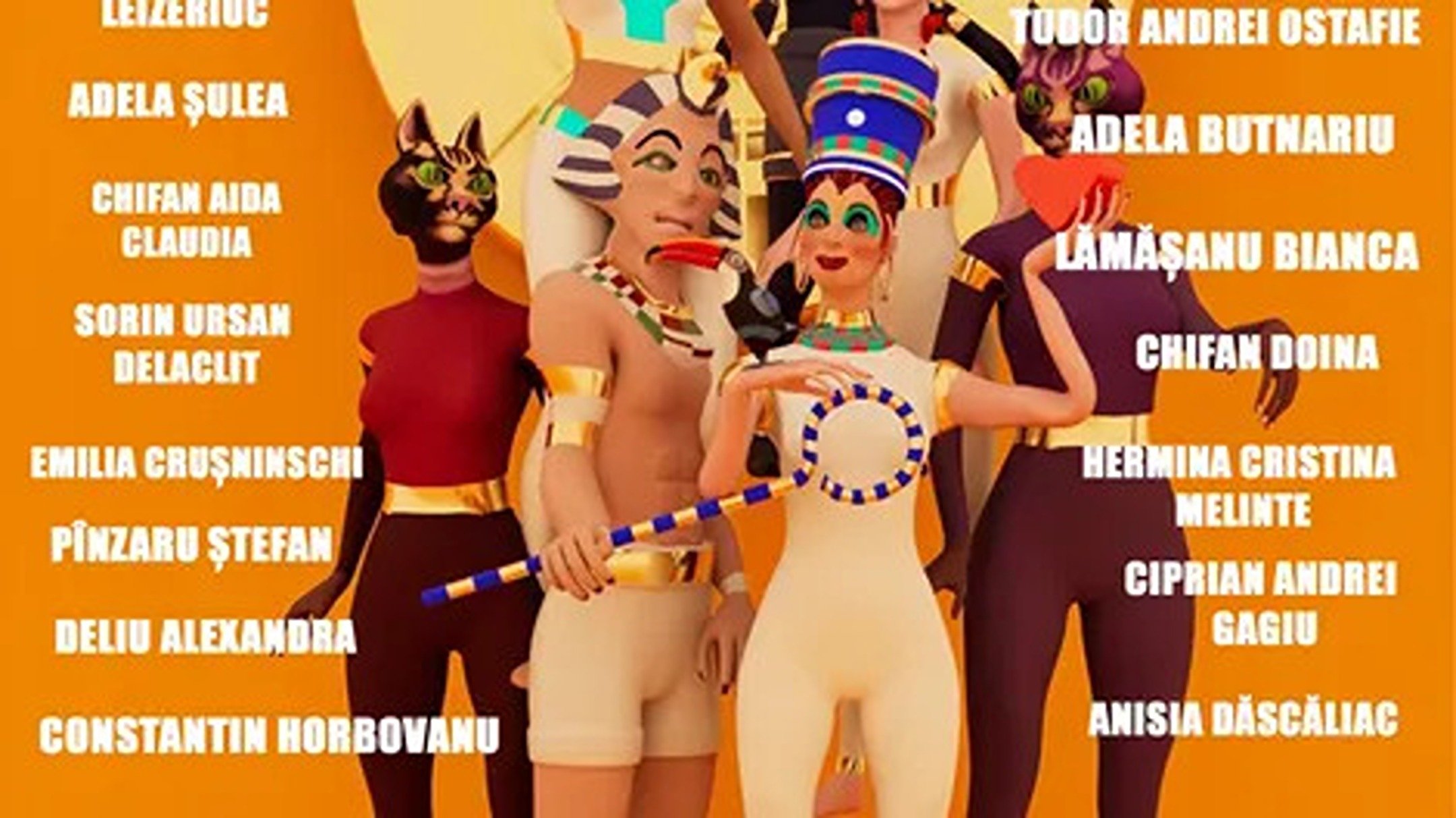 Backdrop for Nefertiti the Queen of Hearts