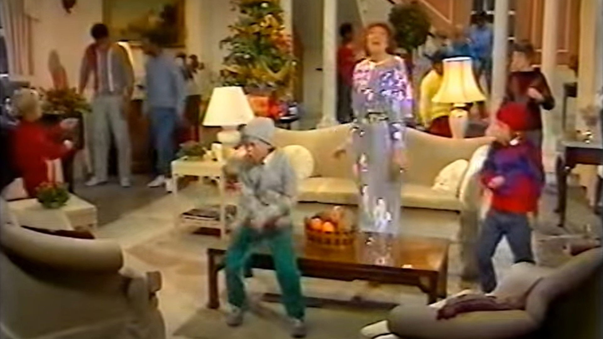 Backdrop for Cilla Black's Christmas Eve