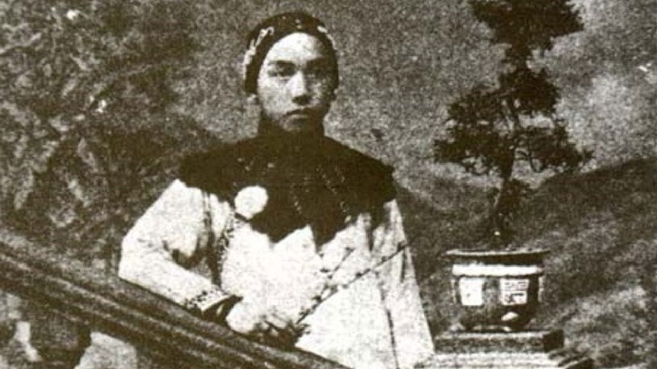 Backdrop for Zhuangzi Tests His Wife