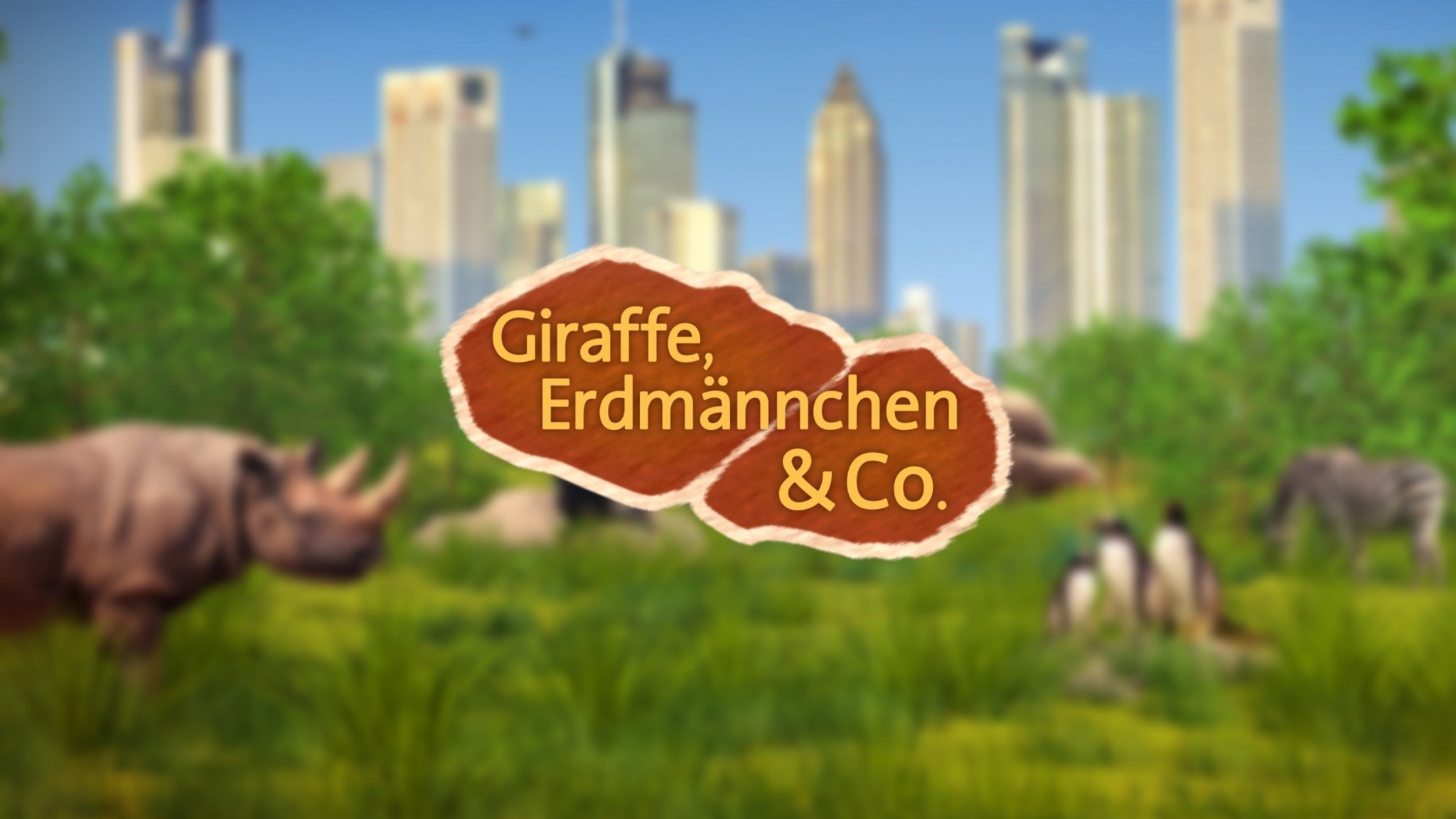 Backdrop for Giraffe, Erdmännchen & Co.