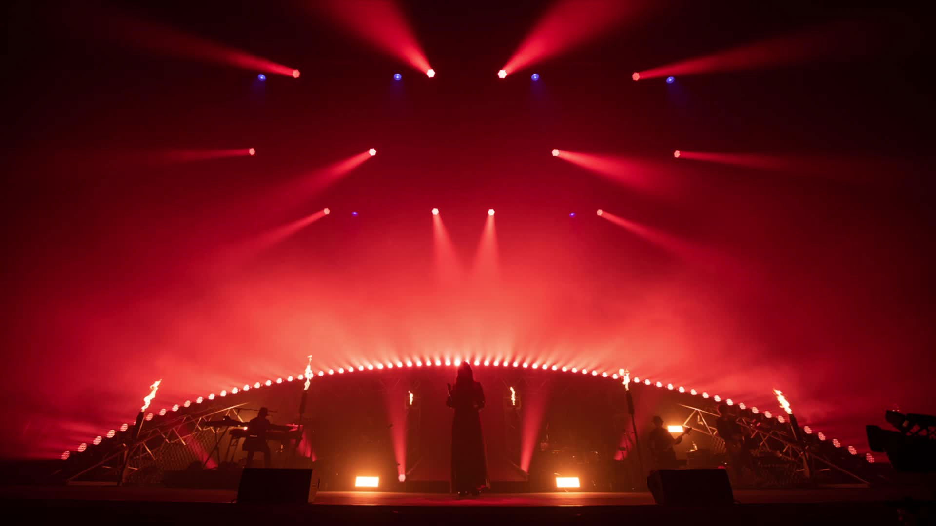 Backdrop for Aimer Hall Tour 19/20 “rouge de bleu” 東京公演 ～rouge de bleu～