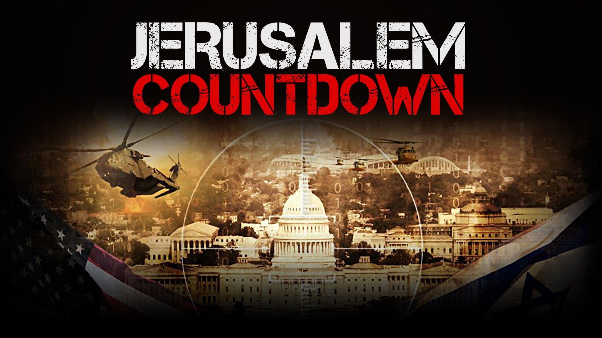 Backdrop for Jerusalem Countdown