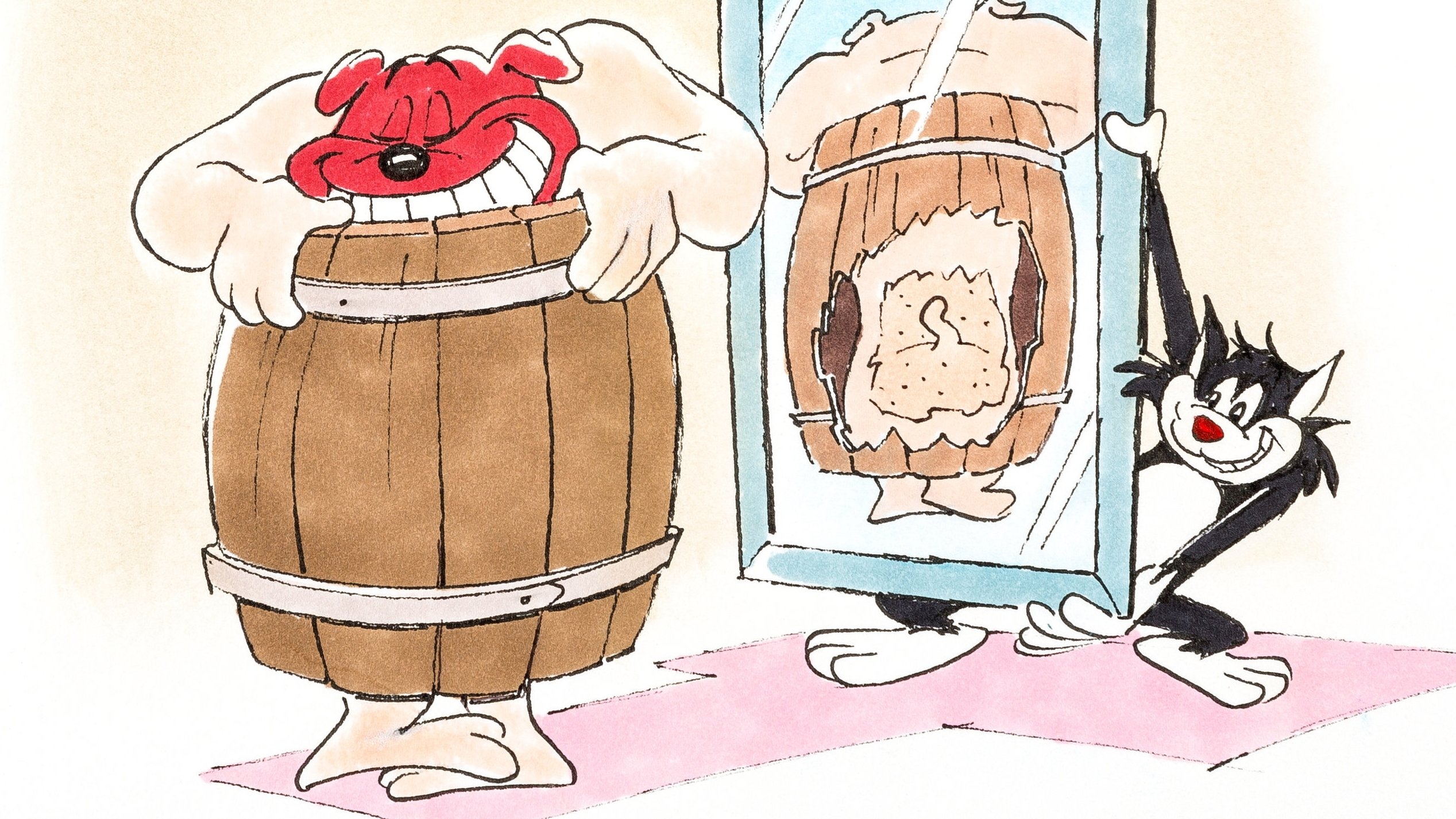 Backdrop for Ventriloquist Cat