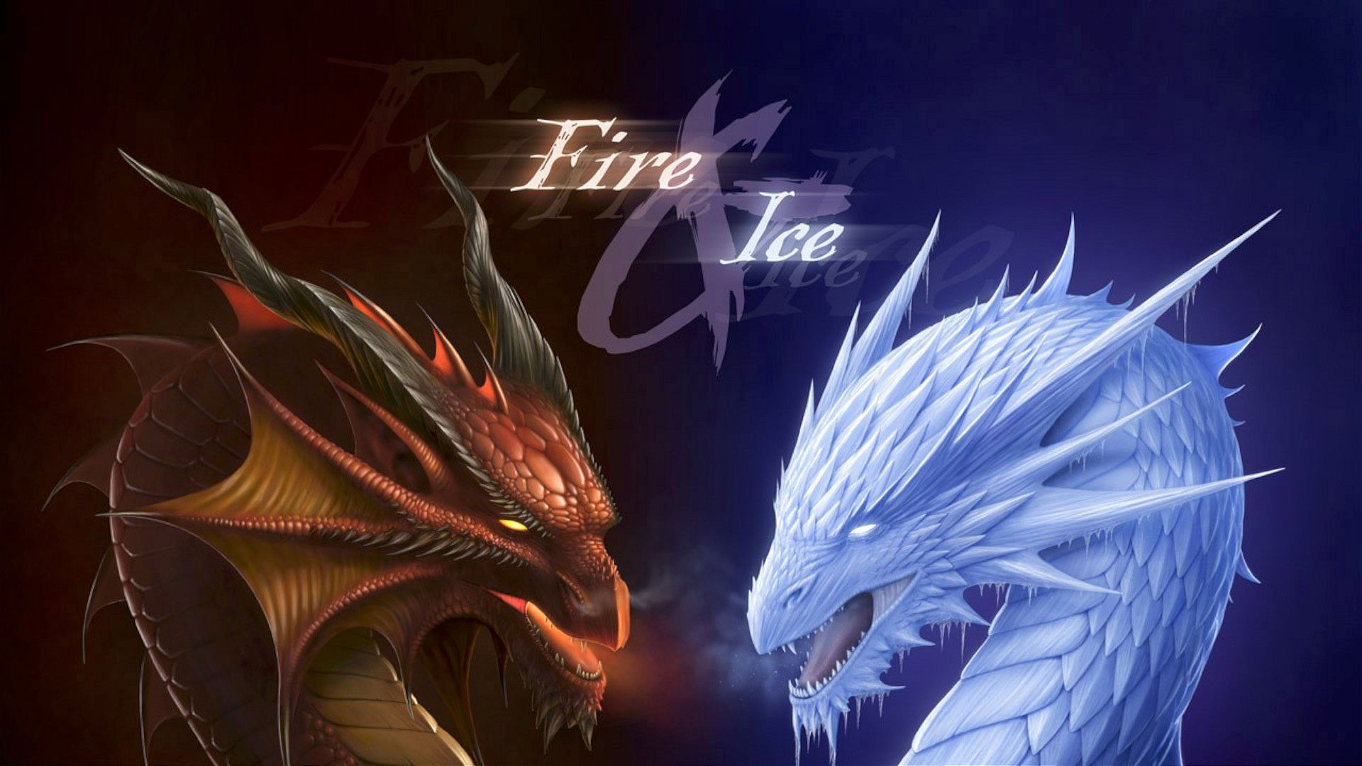 Backdrop for Dragons: Fire & Ice