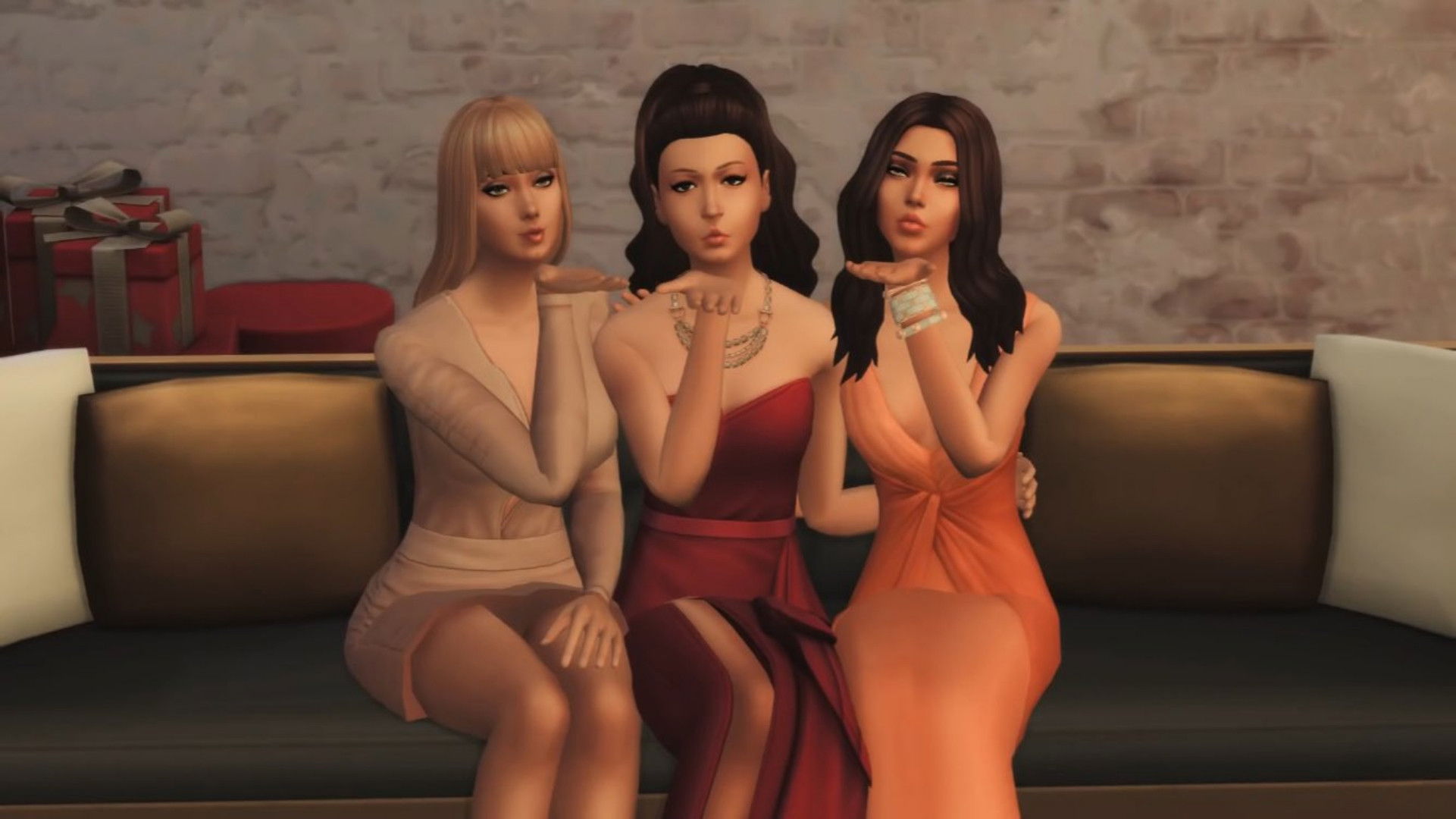 Backdrop for Girls in the House