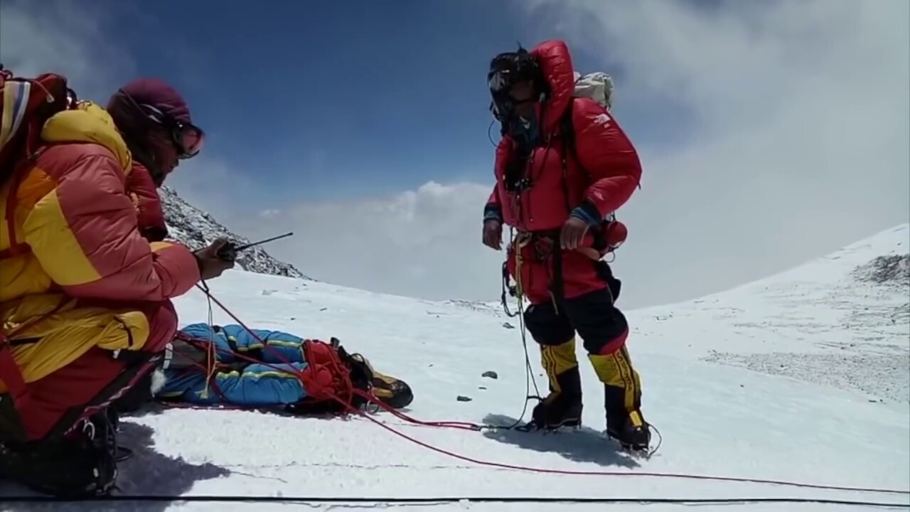 Backdrop for Everest Rescue