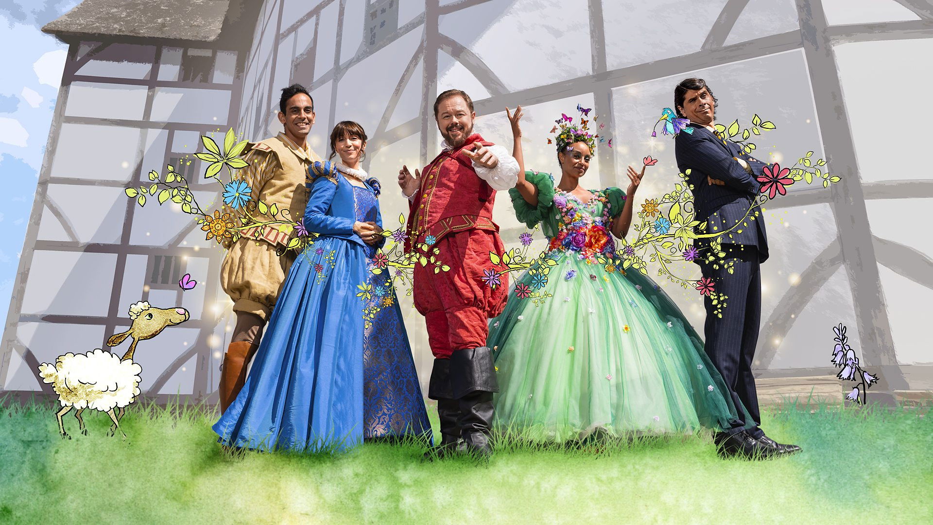 Backdrop for CBeebies Presents: As You Like It at Shakespeare's Globe