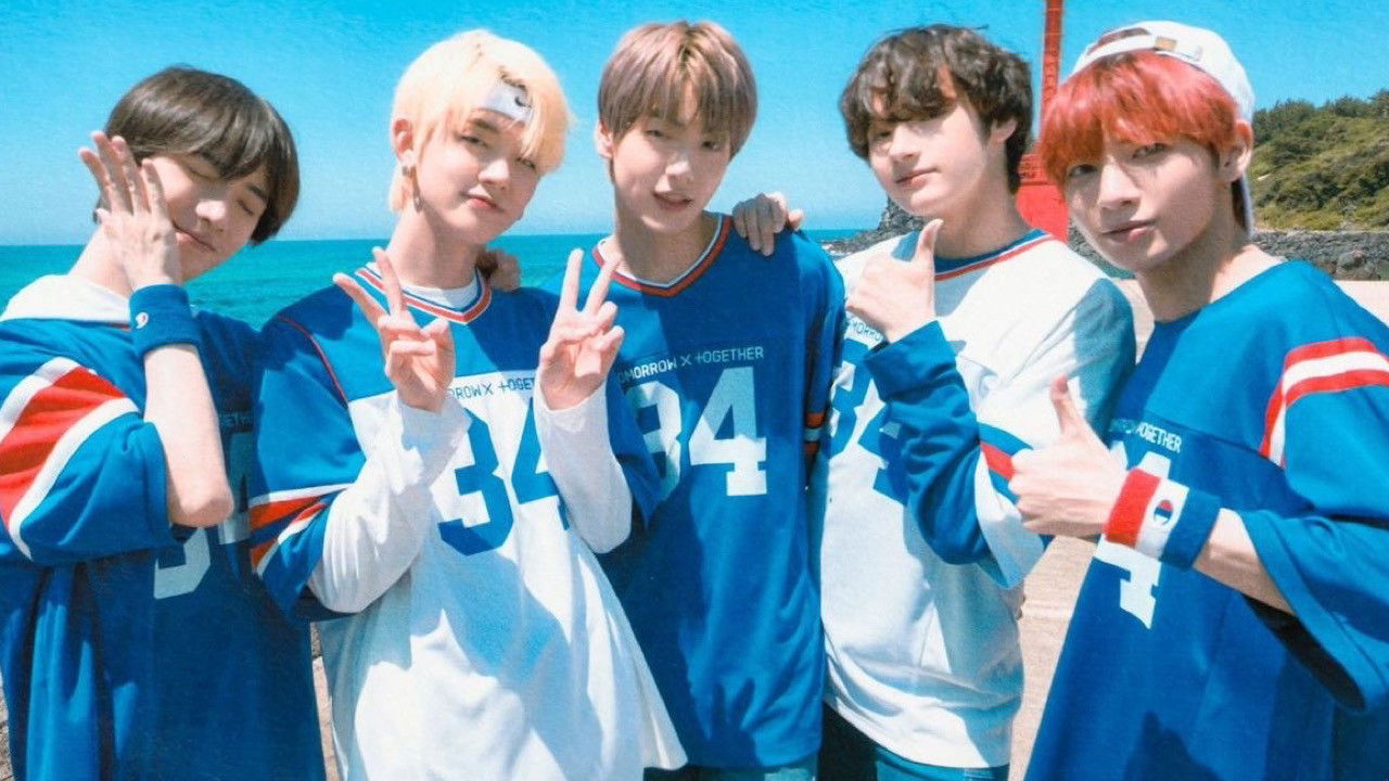 Backdrop for TOMORROW X TOGETHER The 2nd Photobook H:OUR