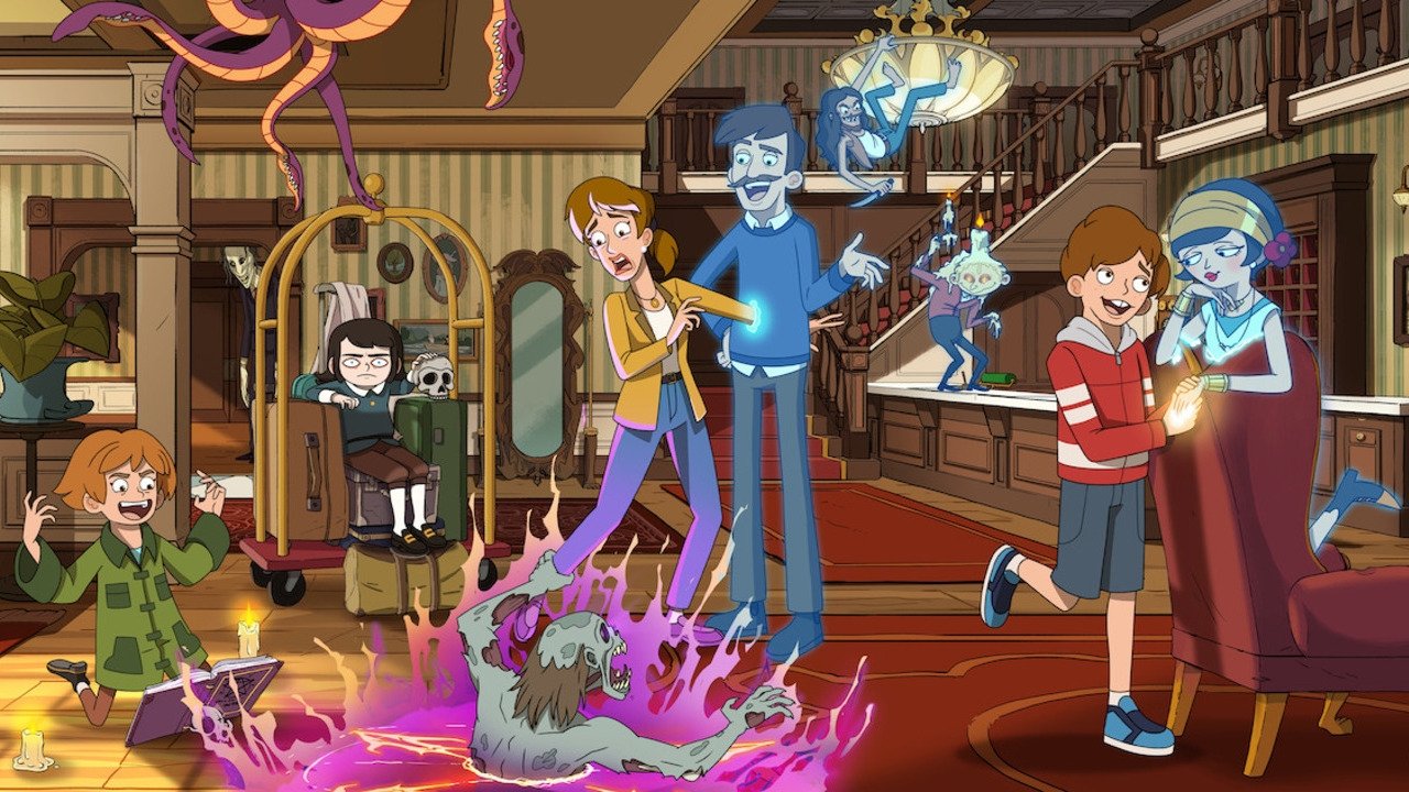 Backdrop for Haunted Hotel