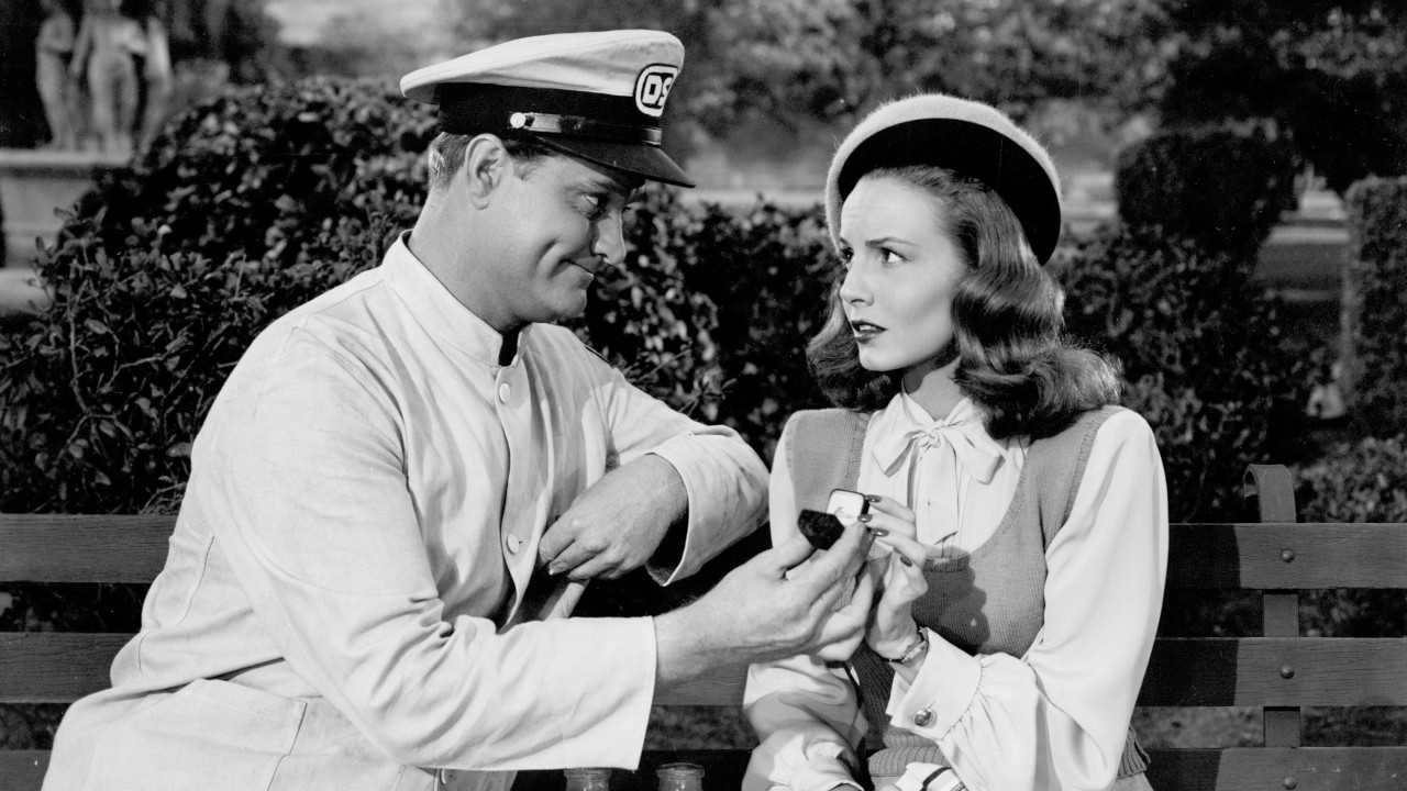 Backdrop for The Fuller Brush Man