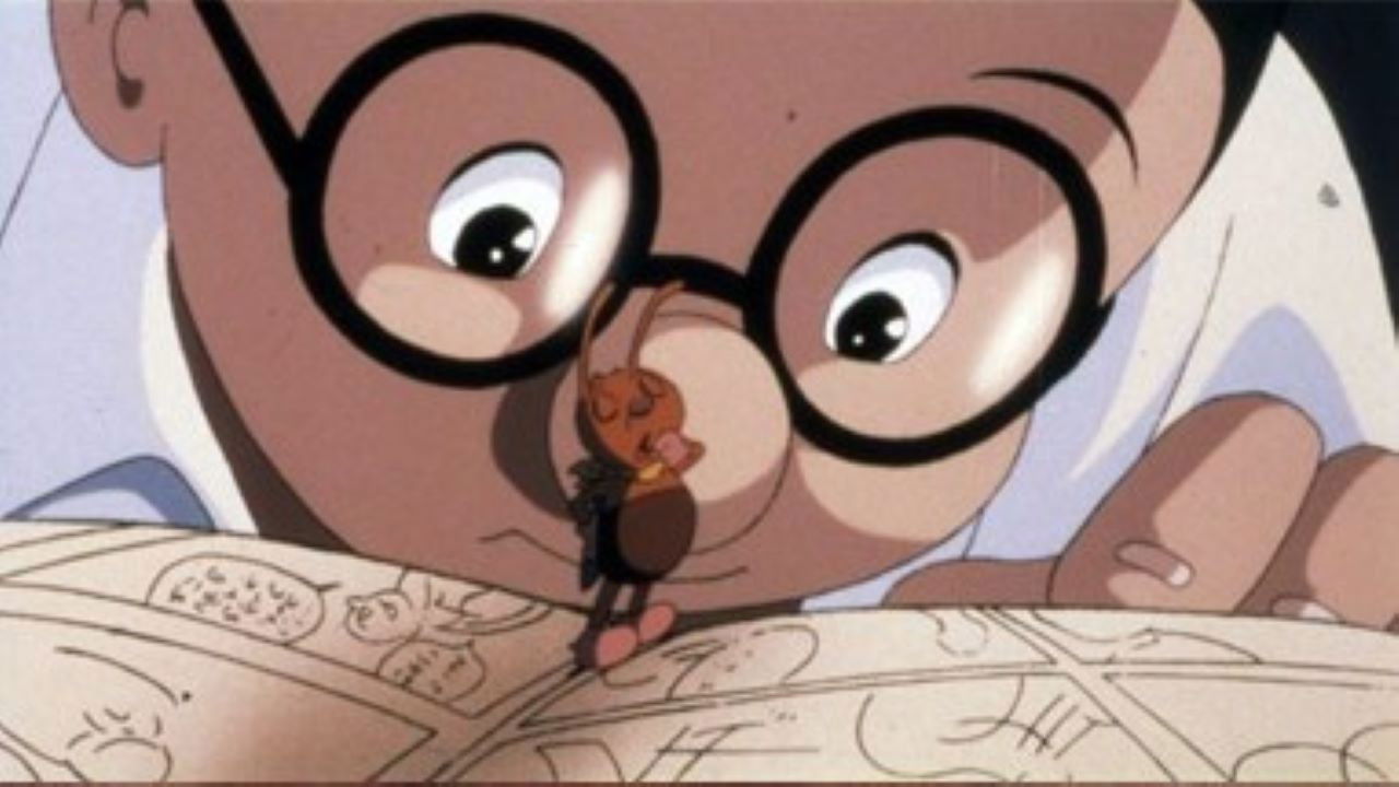 Backdrop for Osamu and Musashi