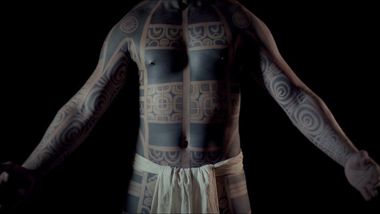 Backdrop for Patutiki the Guardians of The Marquesan Tattoo