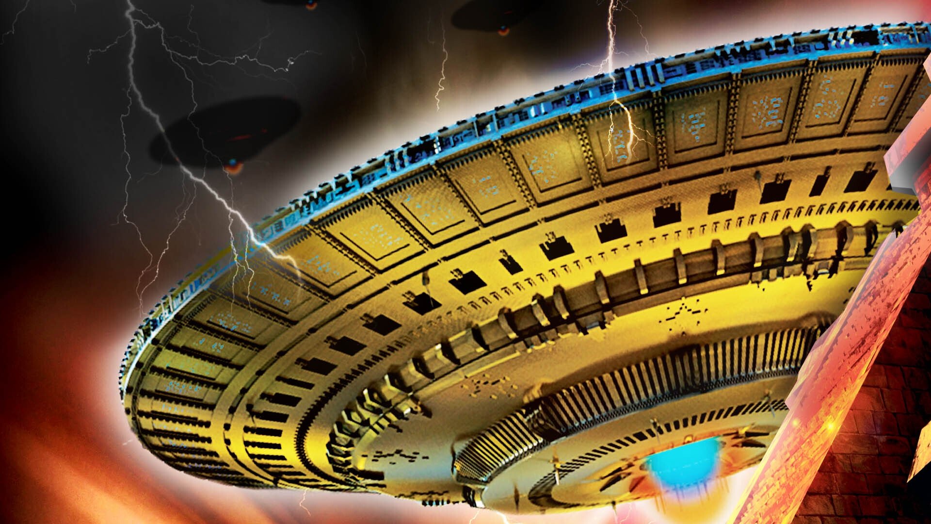 Backdrop for Ancient Aliens and the New World Order