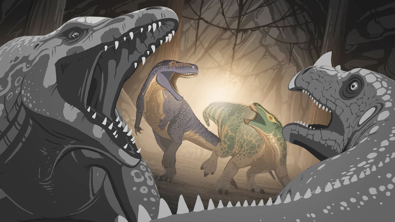 Backdrop for Terrible Lizards