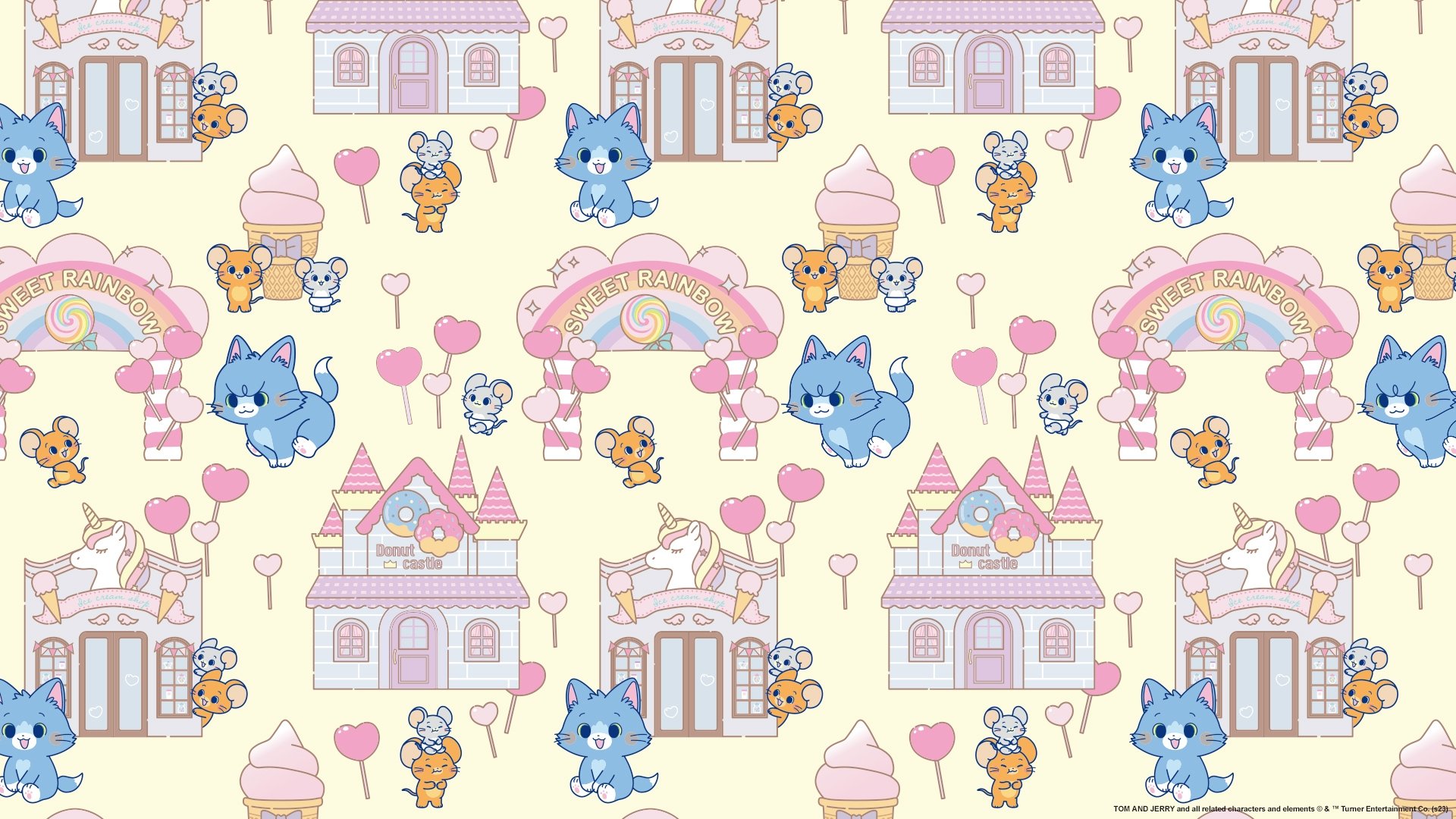 Backdrop for Tom & Jerry Gokko