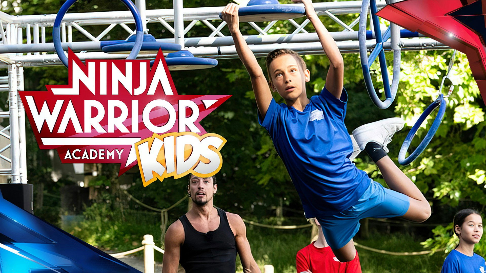 Backdrop for Ninja Warrior Germany Kids Academy
