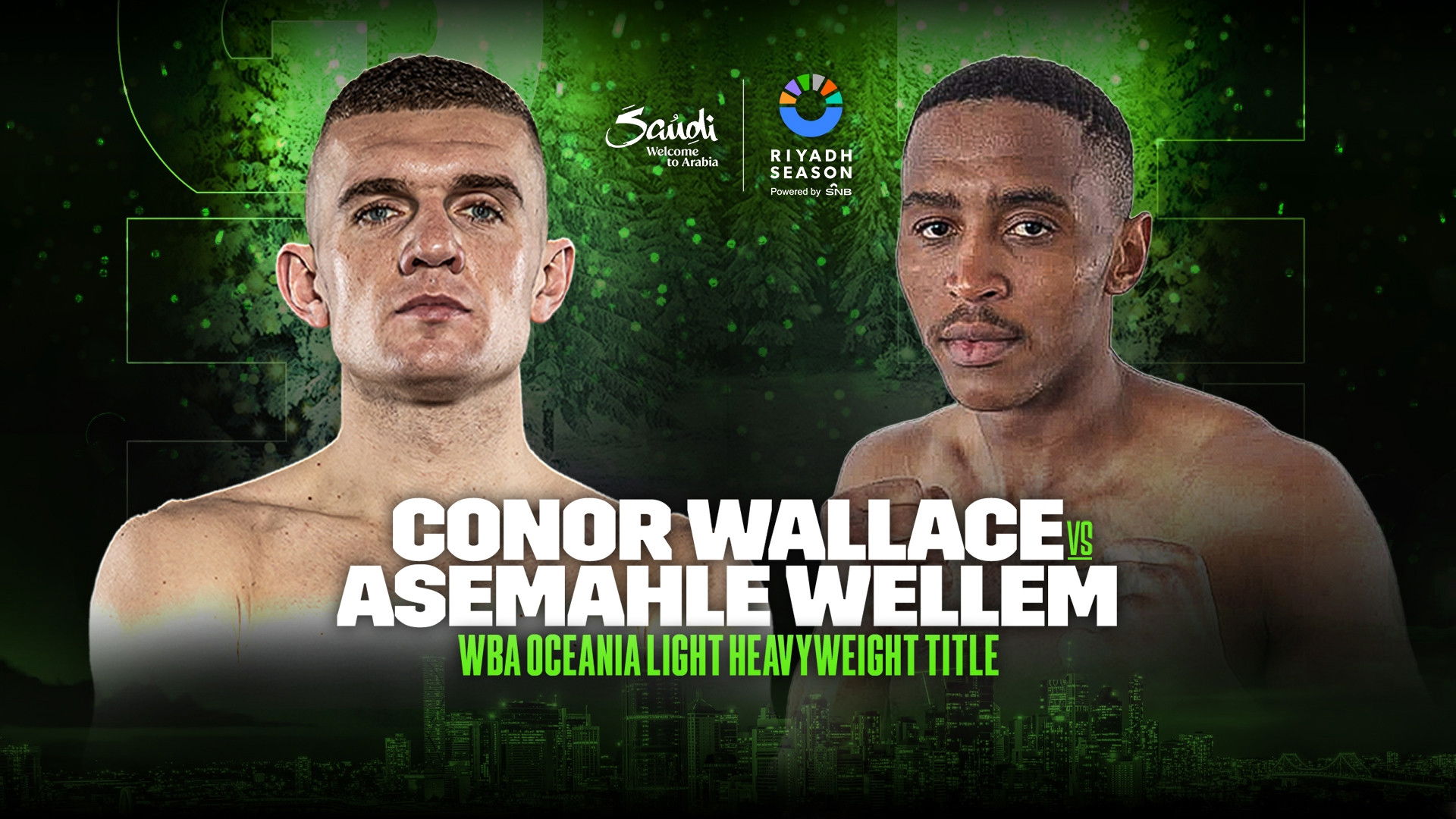 Backdrop for Conor Wallace vs. Asemahle Wellem