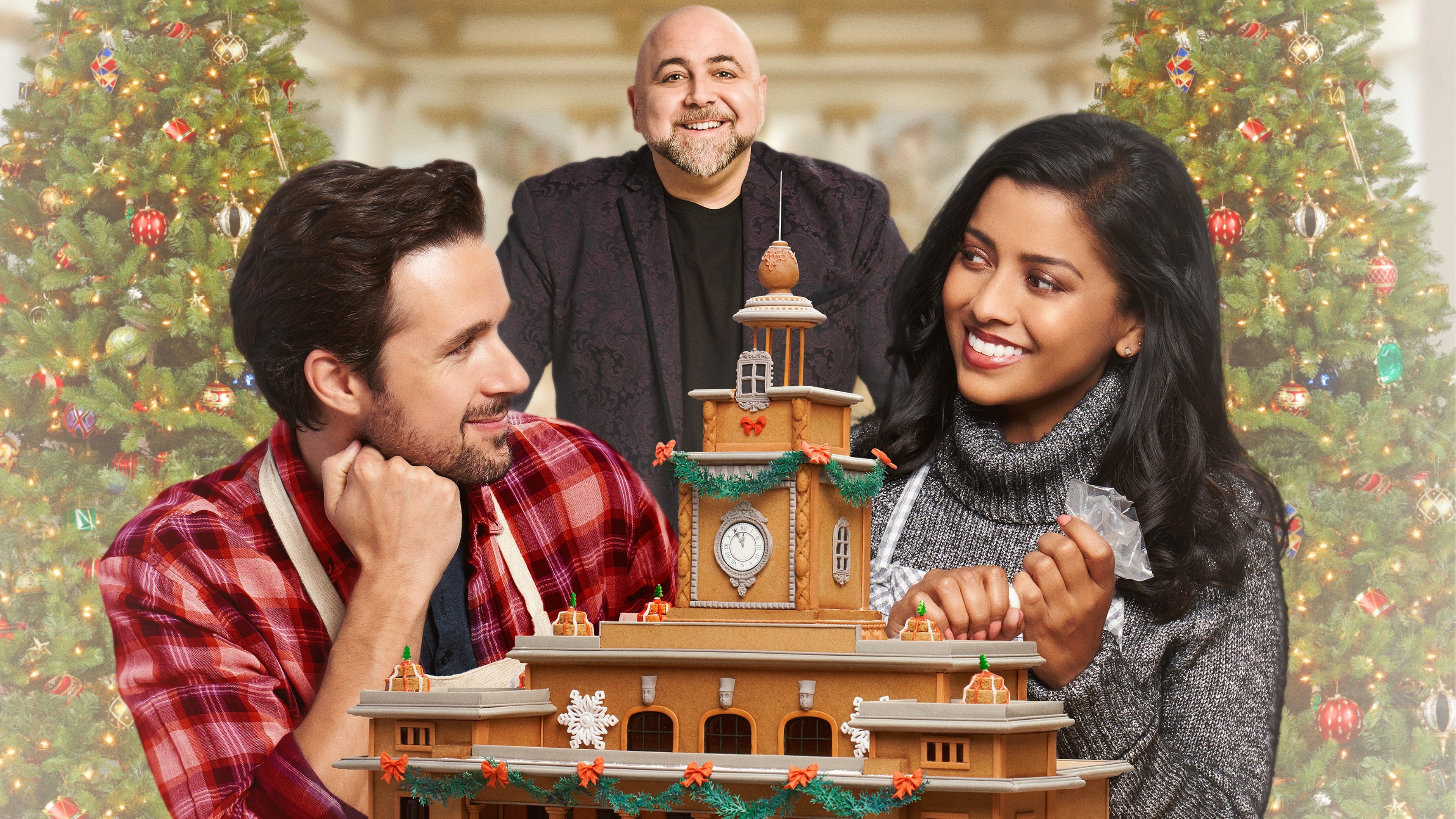 Backdrop for A Gingerbread Christmas