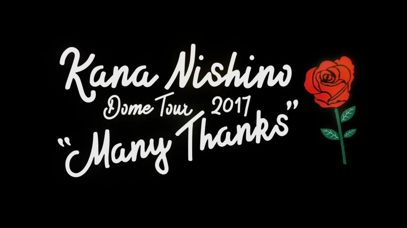 Backdrop for Kana Nishino Dome Tour 2017 Many Thanks