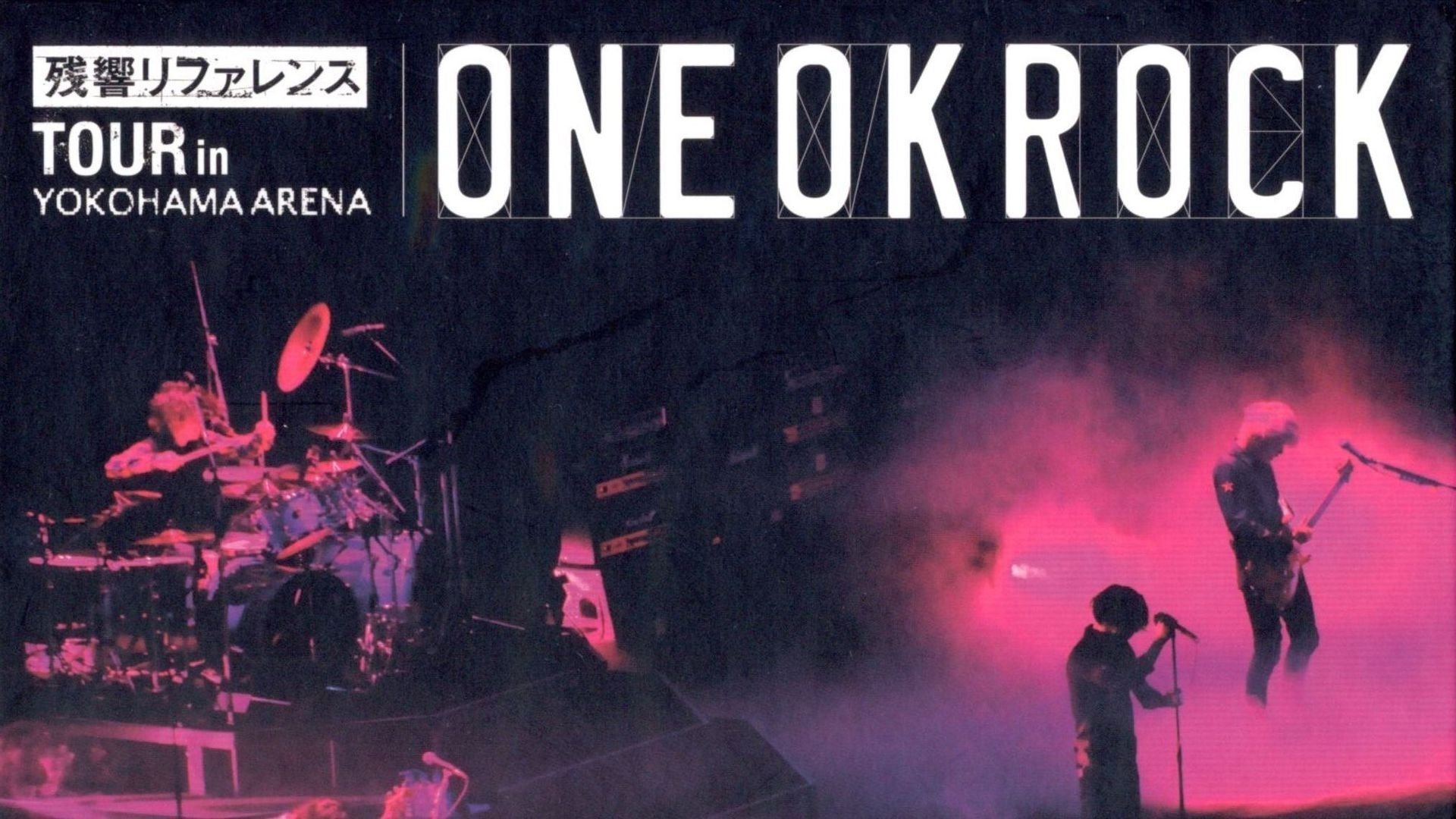 Backdrop for ONE OK ROCK "残響リファレンス" TOUR in YOKOHAMA ARENA