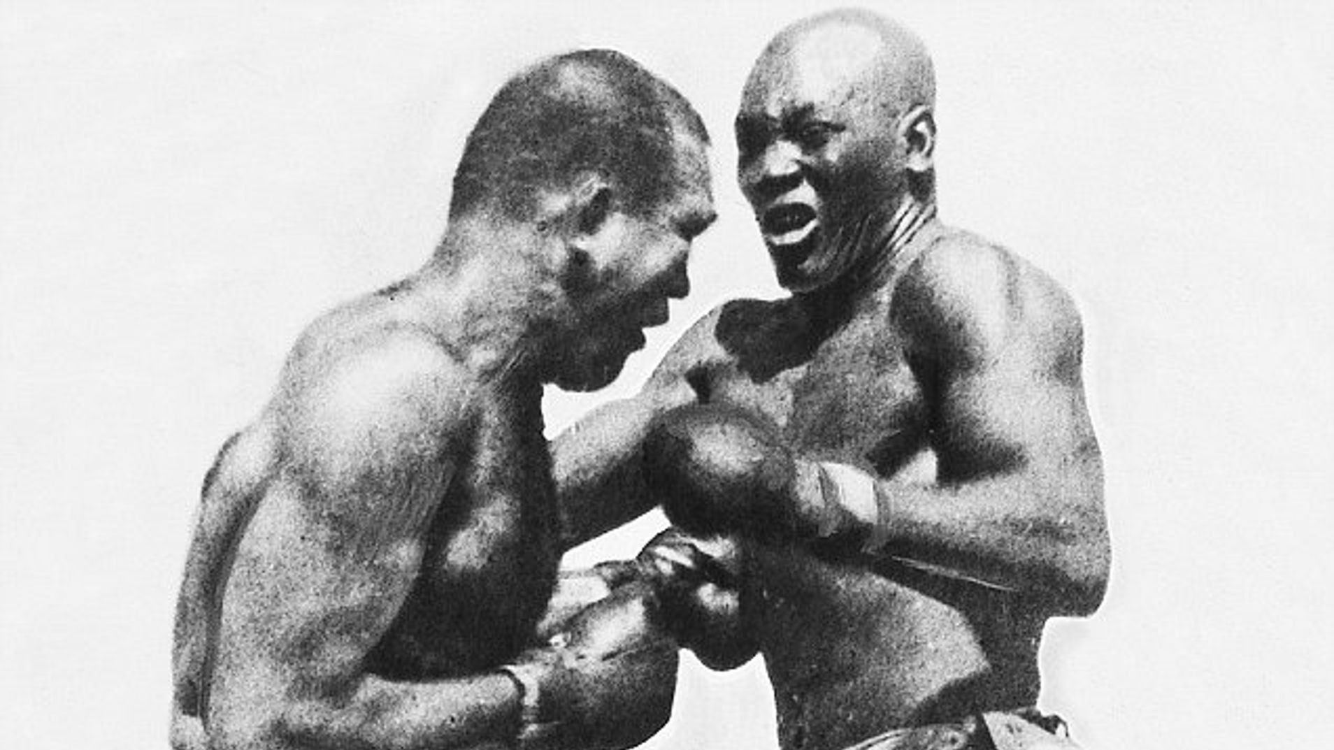 Backdrop for Jeffries-Johnson World's Championship Boxing Contest