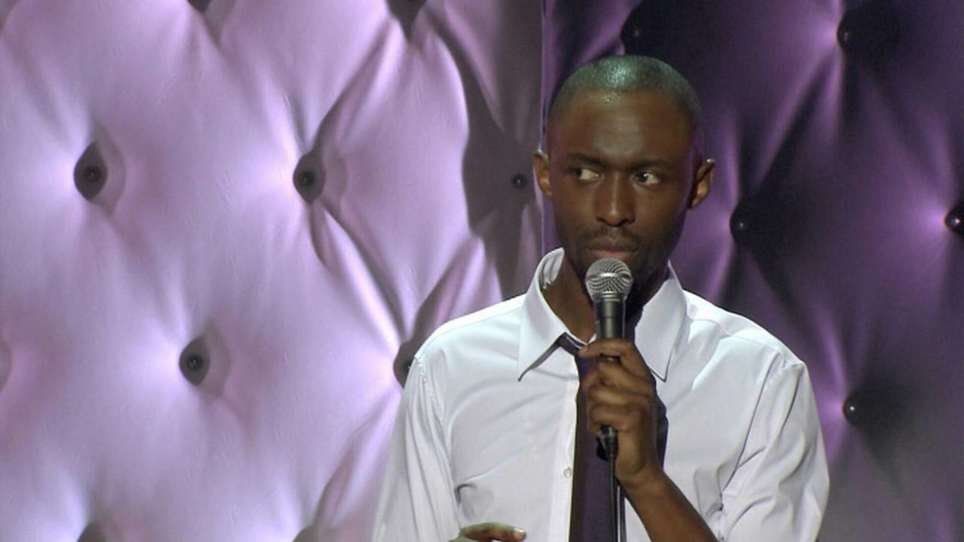 Backdrop for Thomas Ngijol - À block!