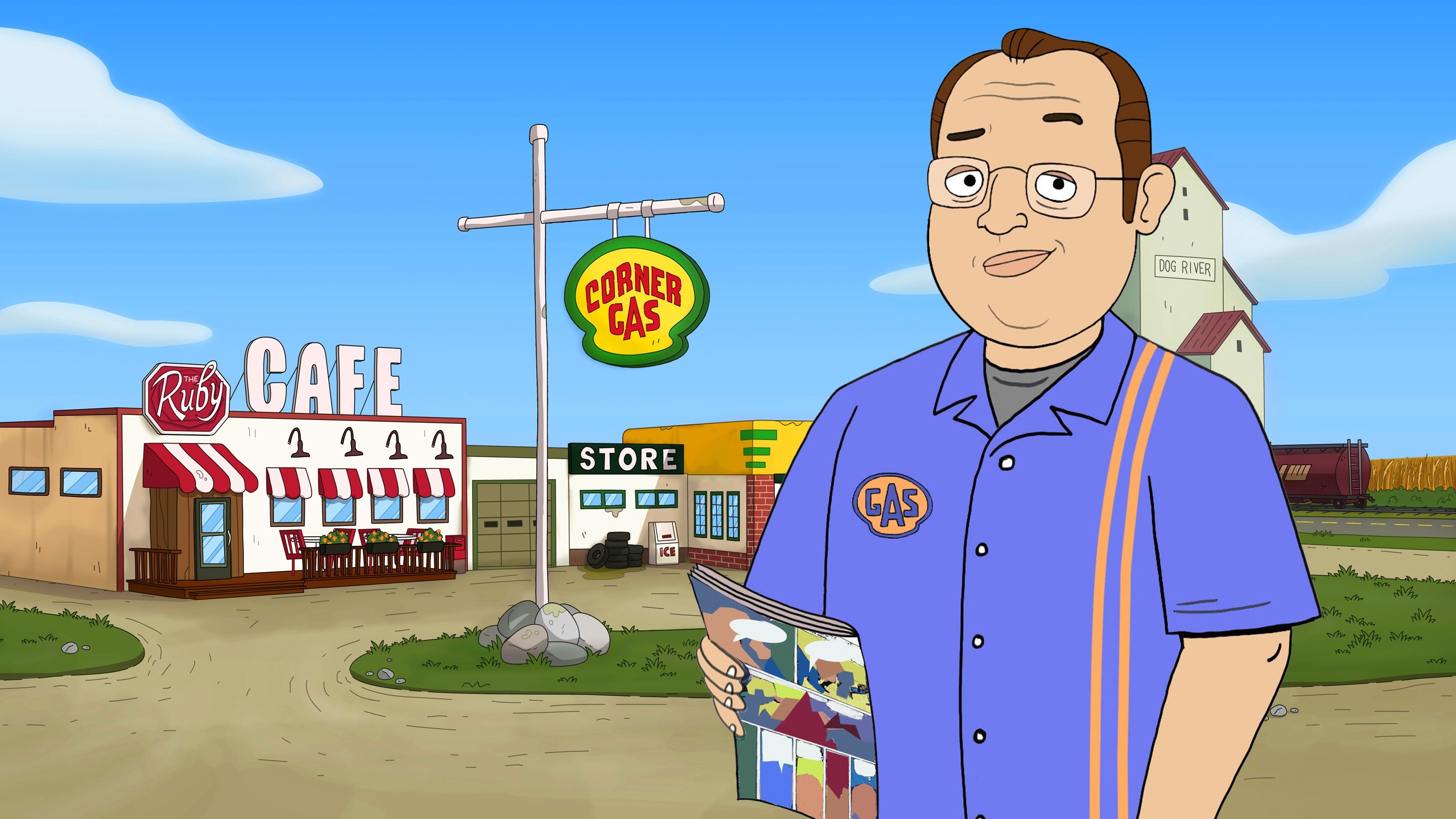 Backdrop for Corner Gas Animated