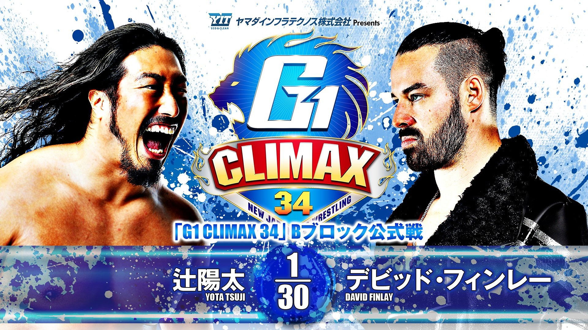 Backdrop for NJPW G1 Climax 34: Day 2