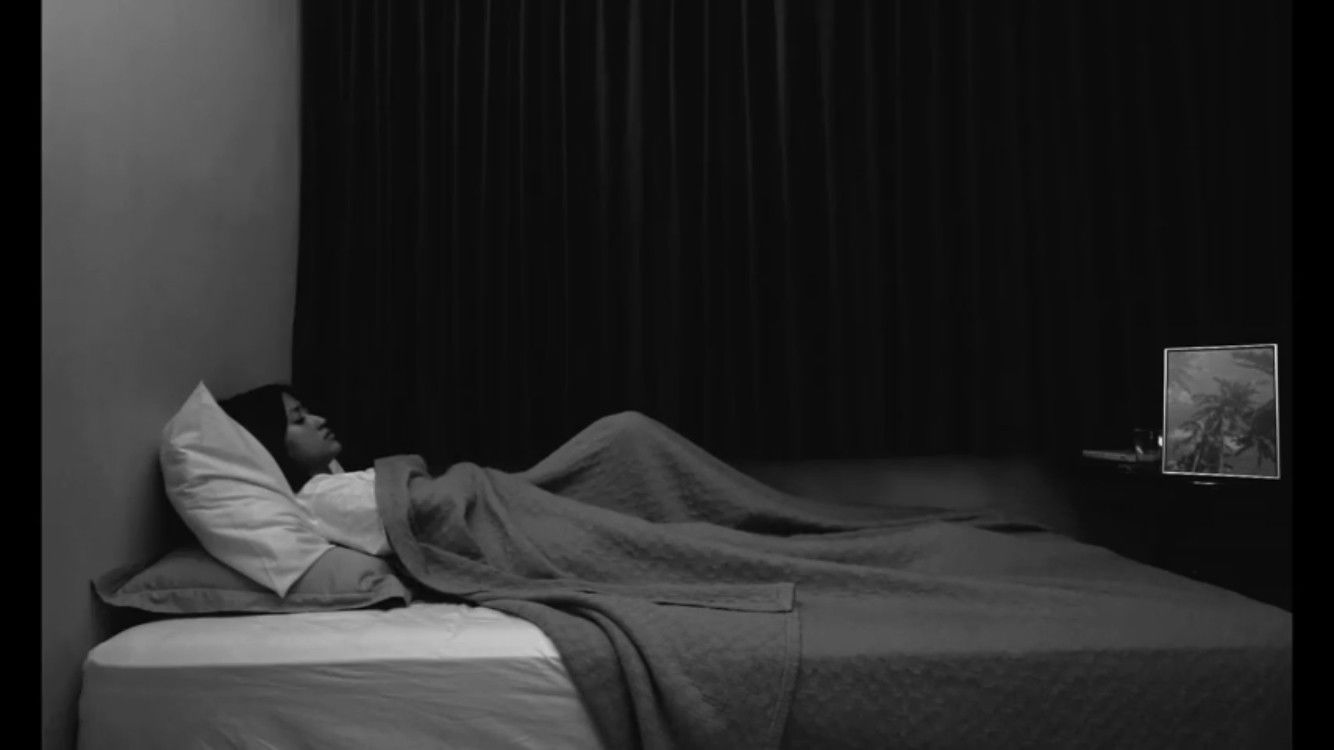 Backdrop for A Sleeping Woman