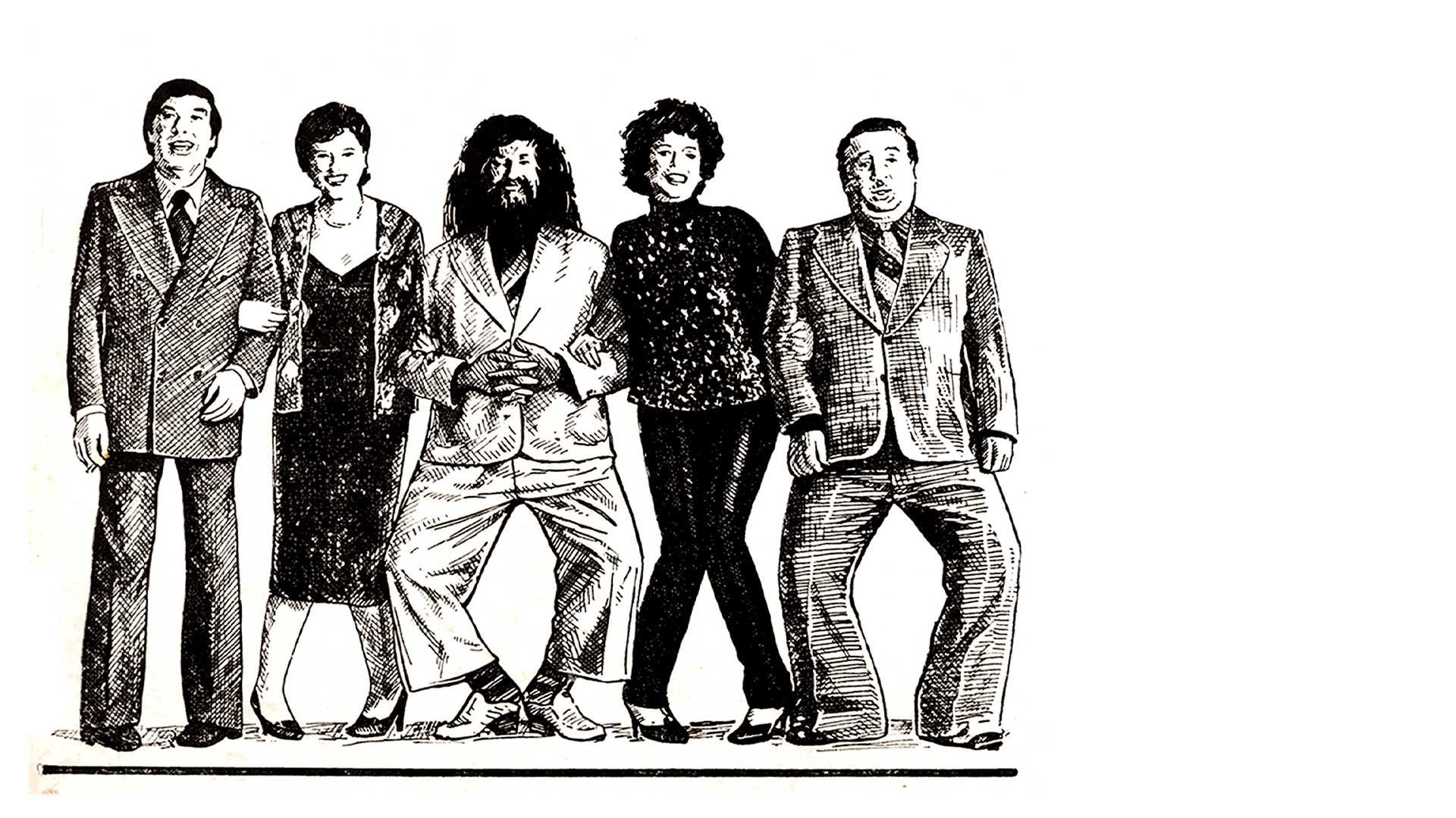 Backdrop for Bride and two grooms