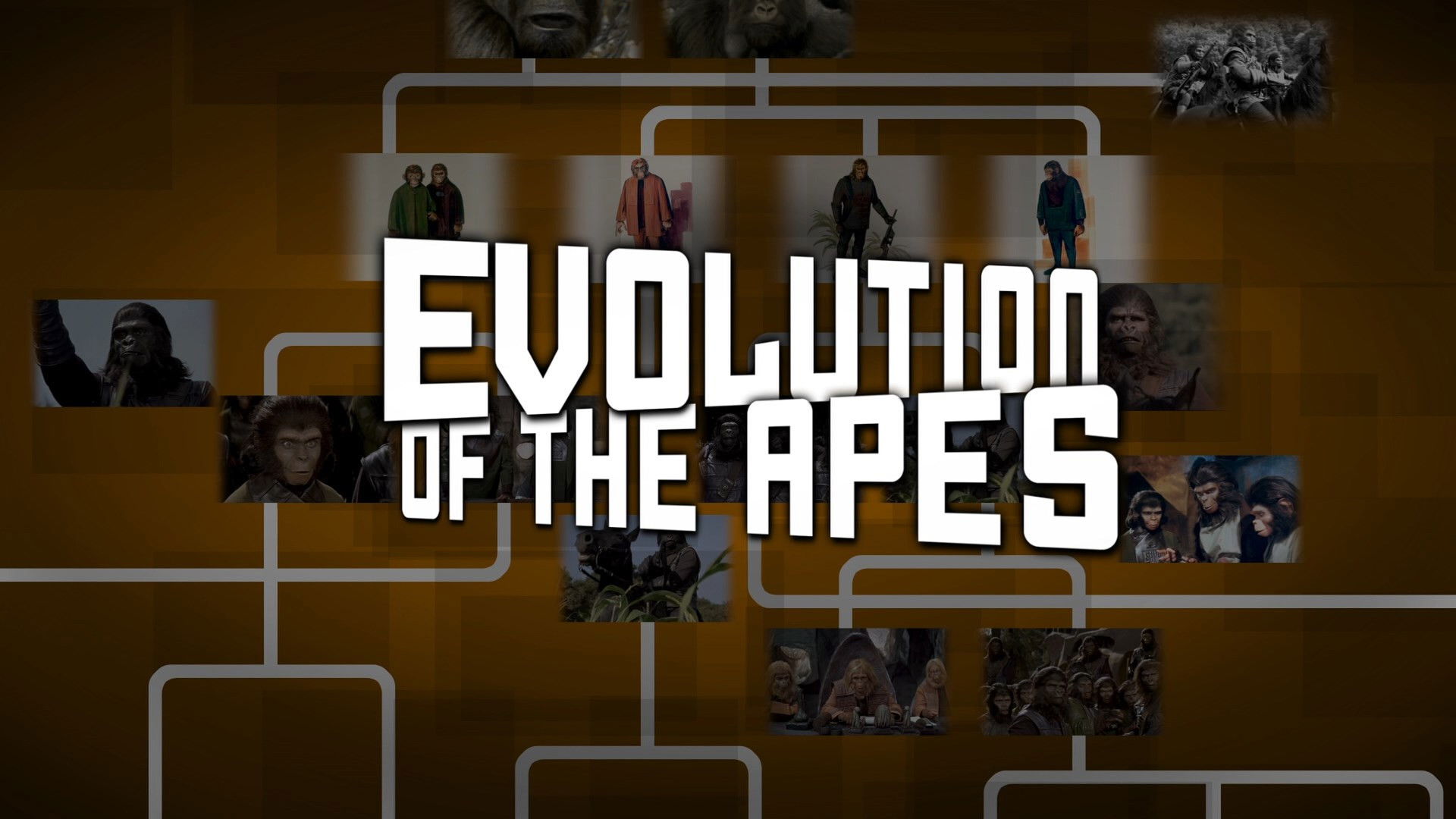 Backdrop for Evolution of the Apes