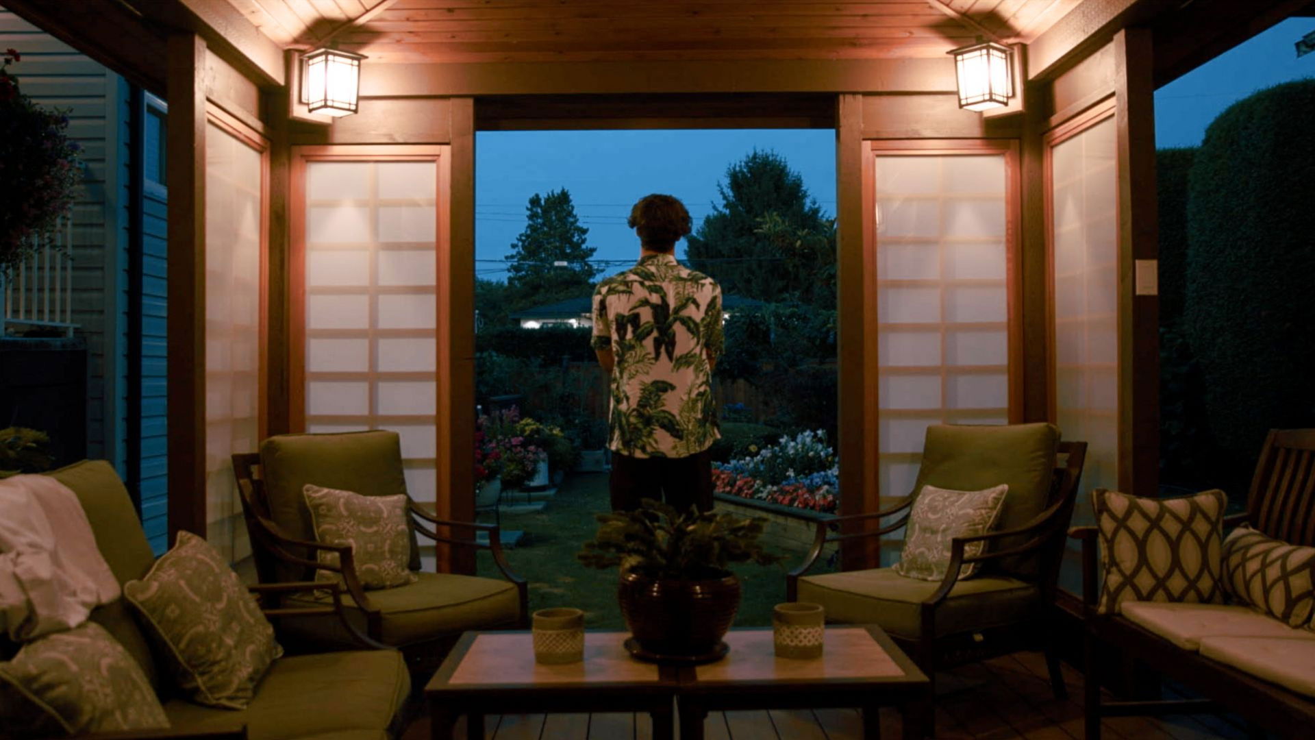 Backdrop for White Lilies