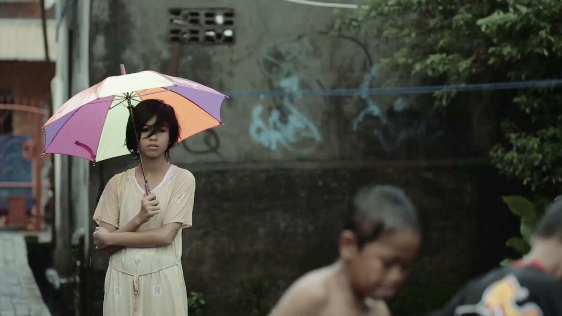 Backdrop for On Stopping the Rain