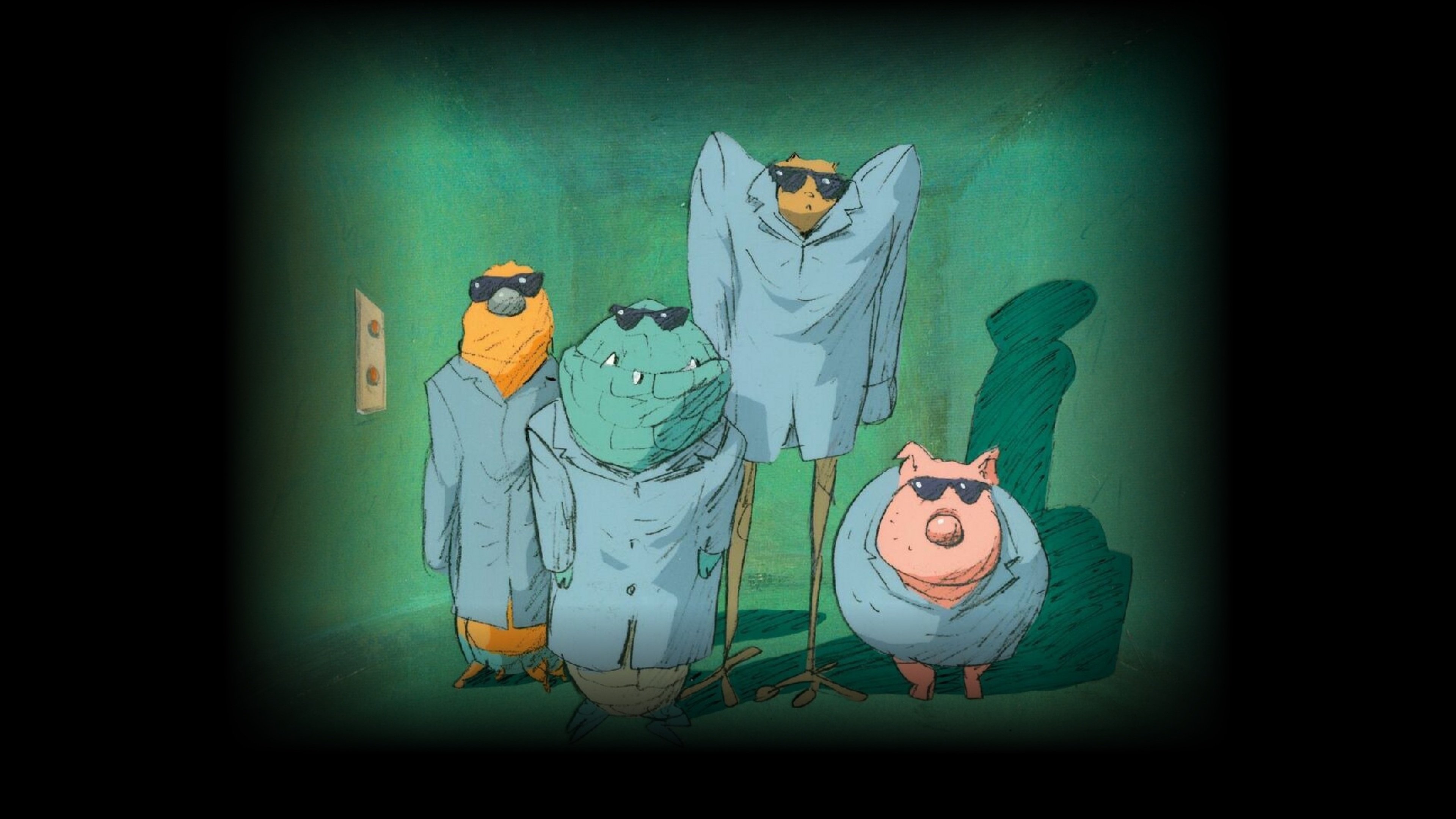 Backdrop for Mutant Aliens