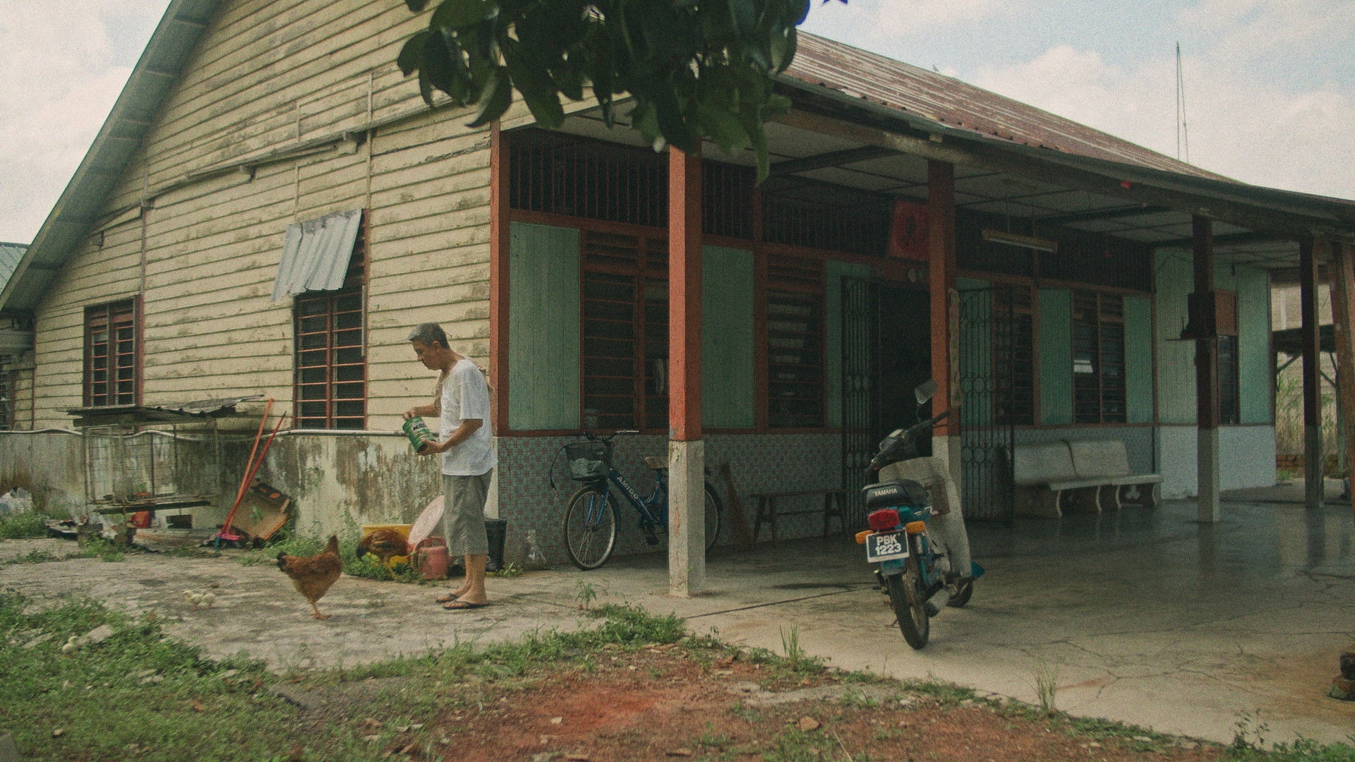 Backdrop for The Manggis in Ah Gong's Hands