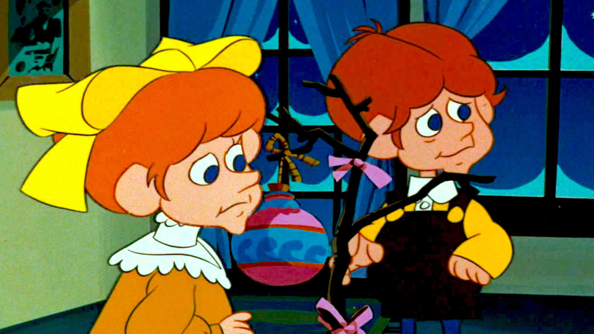 Backdrop for 'Twas the Night Before Christmas