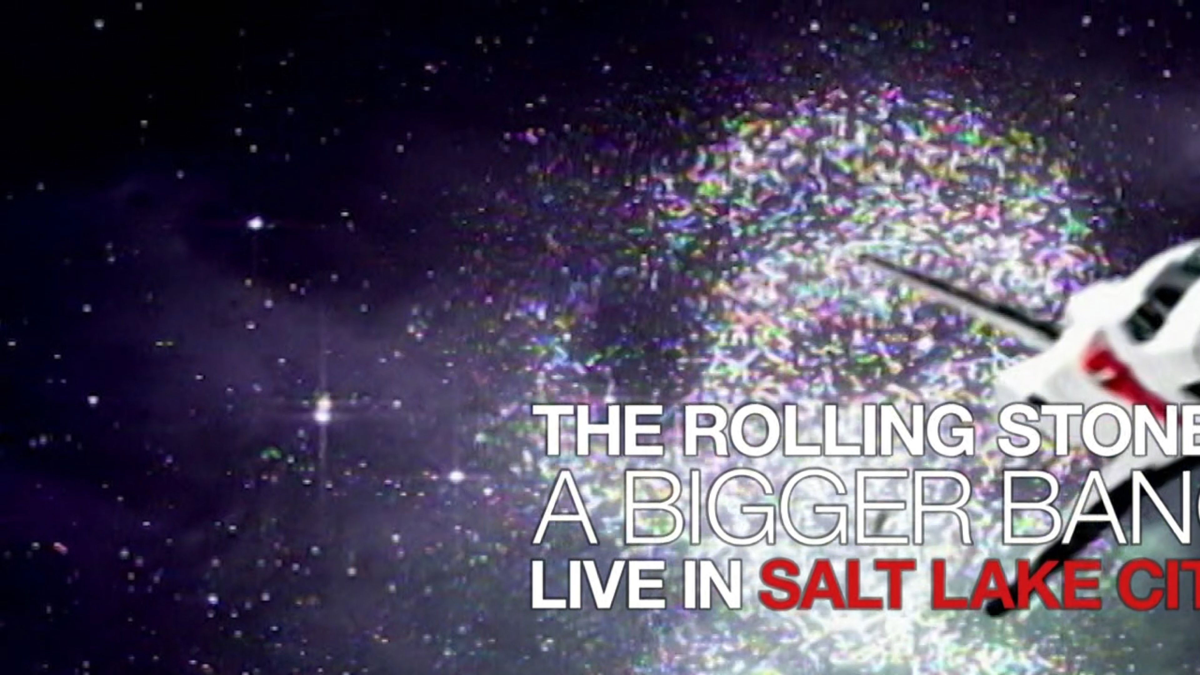 Backdrop for The Rolling Stones live in Salt Lake City