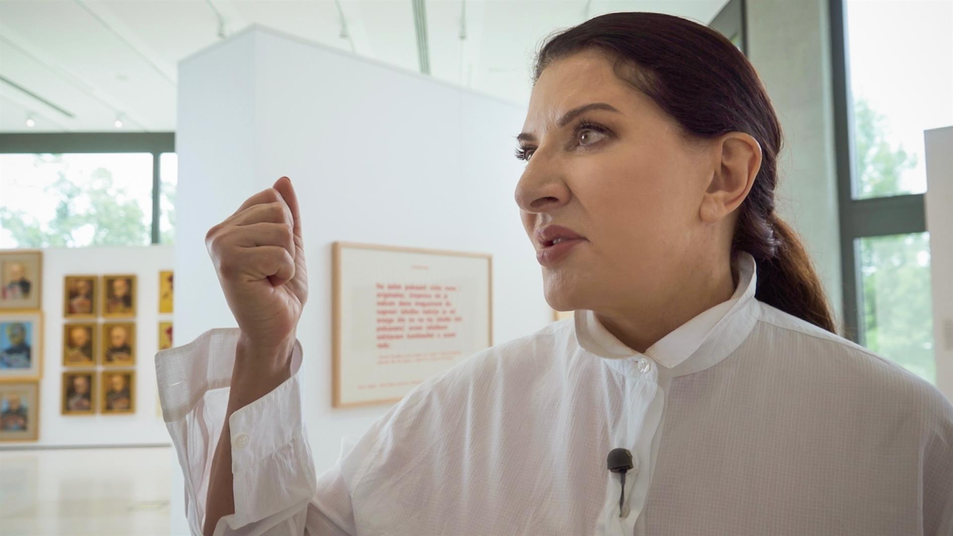 Backdrop for Homecoming – Marina Abramović and Her Children