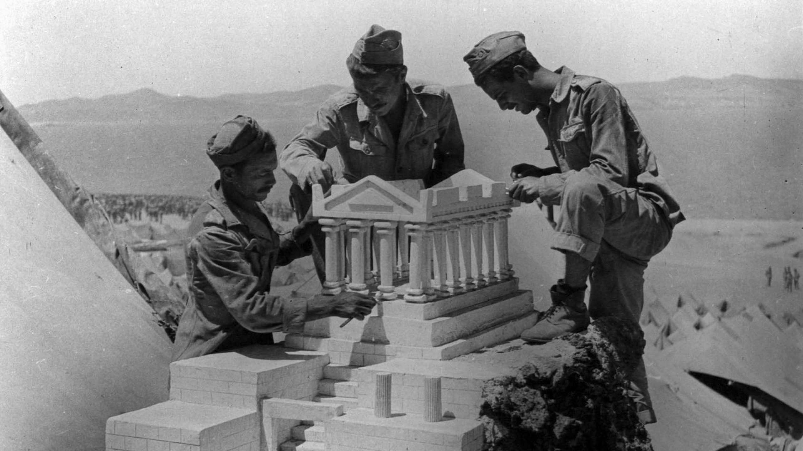 Backdrop for Like Stone Lions in the Gateway into Night