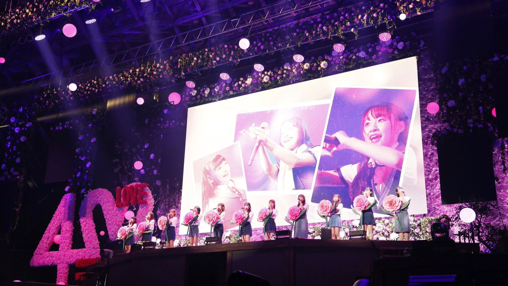 Backdrop for =LOVE 4th Anniversary Premium Concert