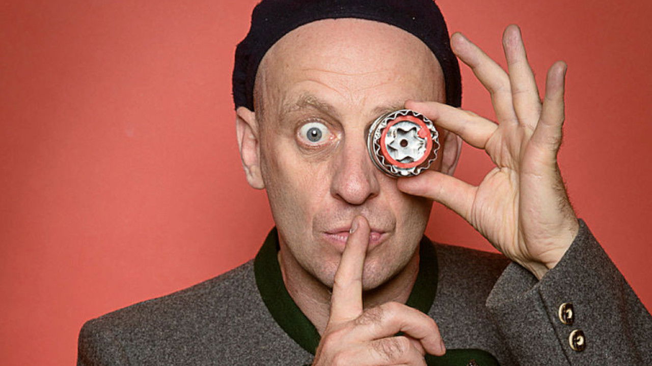 Backdrop for Alf Poier - Backstage