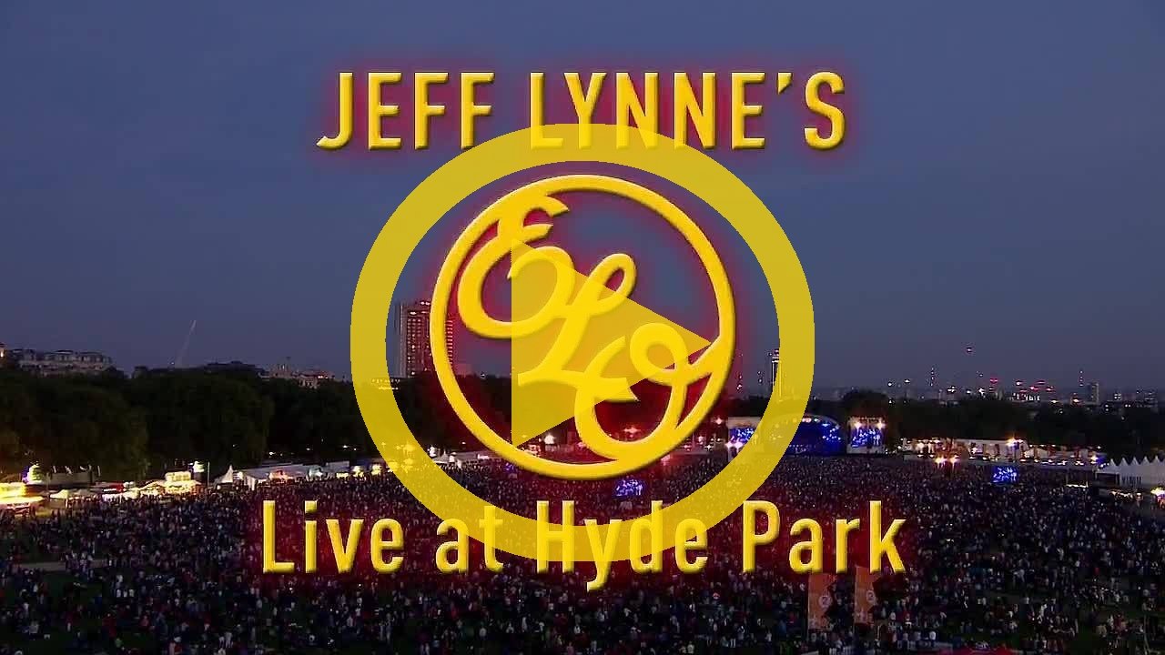 Backdrop for Jeff Lynne's ELO at Hyde Park